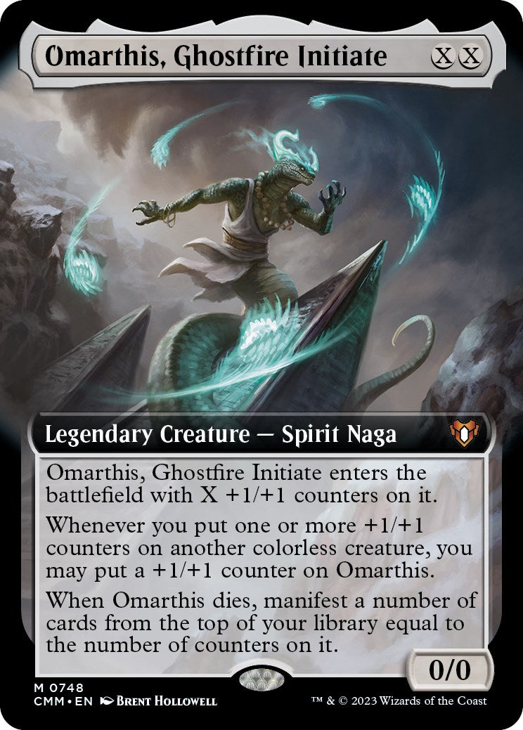 Omarthis, Ghostfire Initiate (Extended Art) [CMM - 748]