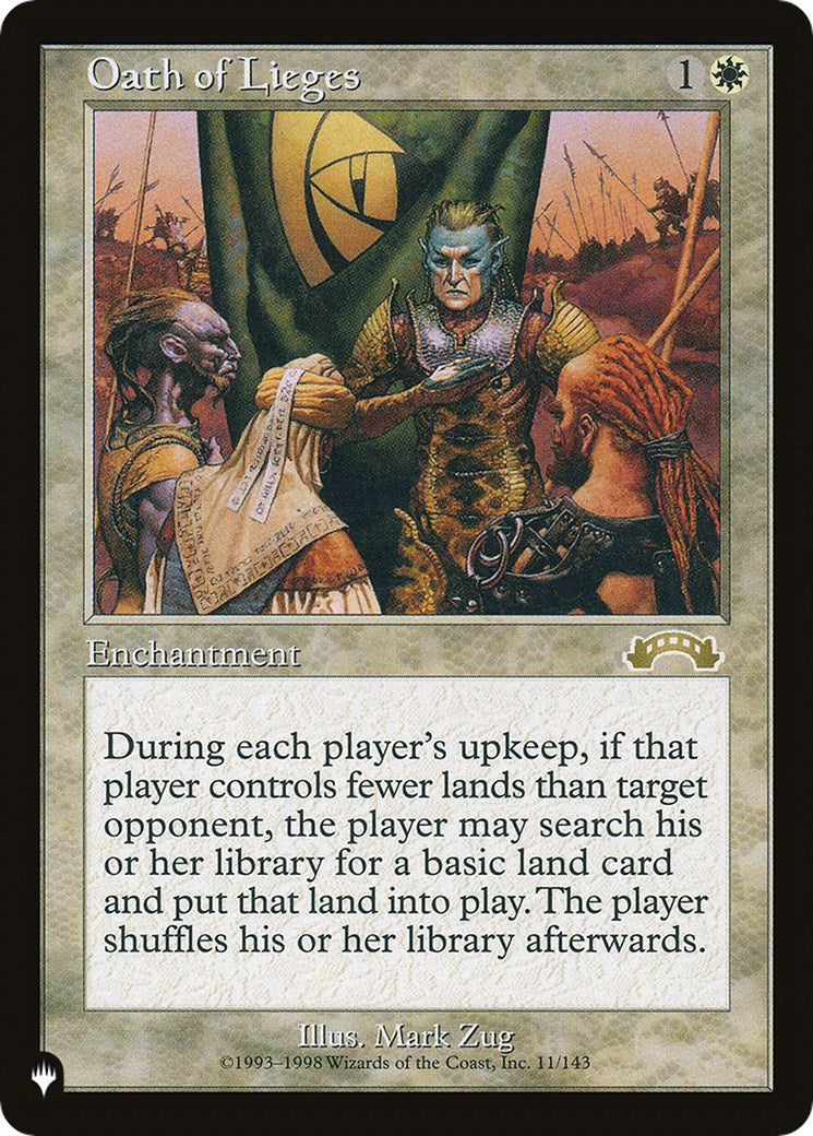 Oath of Lieges [LIST - 11/143]