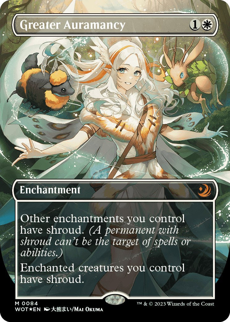 Greater Auramancy (Anime Borderless) (Confetti Foil) [WOT - 84]