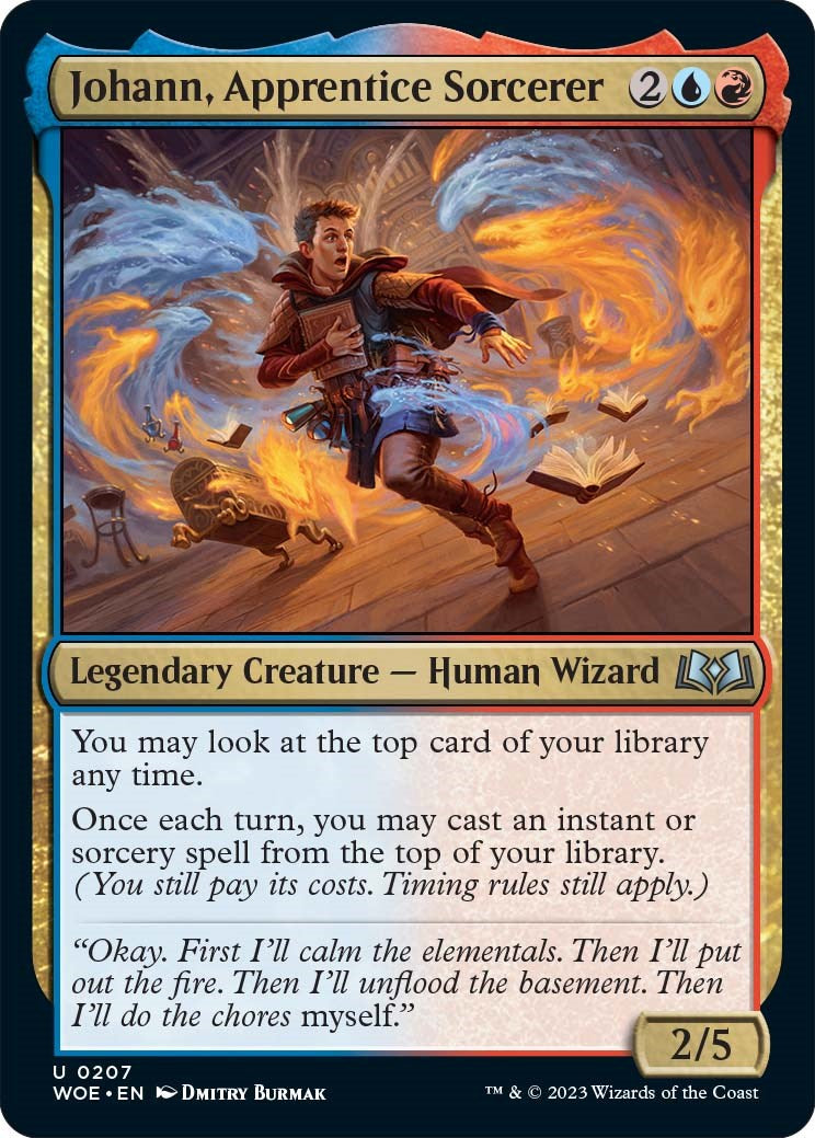 Johann, Apprentice Sorcerer [WOE - 207]