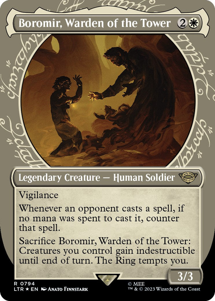 Boromir, Warden of the Tower (Showcase) (Surge Foil) [LTR - 794]