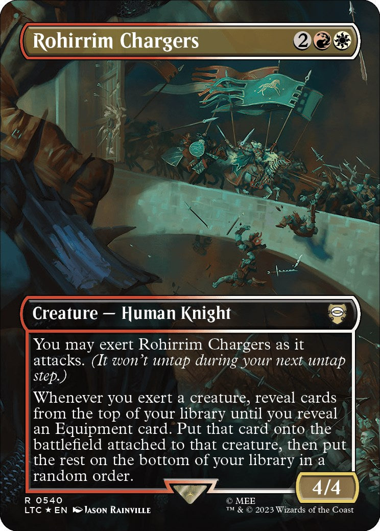 Rohirrim Chargers (Borderless) (Surge Foil) [LTC - 540]