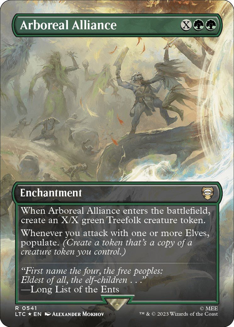 Arboreal Alliance (Borderless) (Surge Foil)