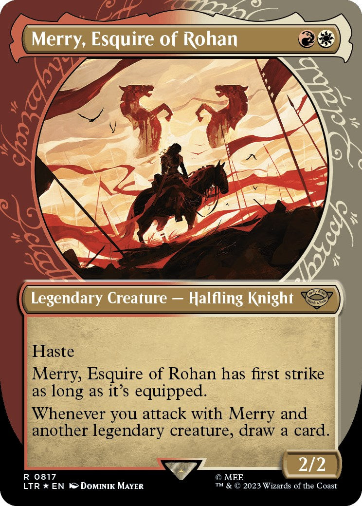 Merry, Esquire of Rohan (Showcase) (Surge Foil) [LTR - 817]