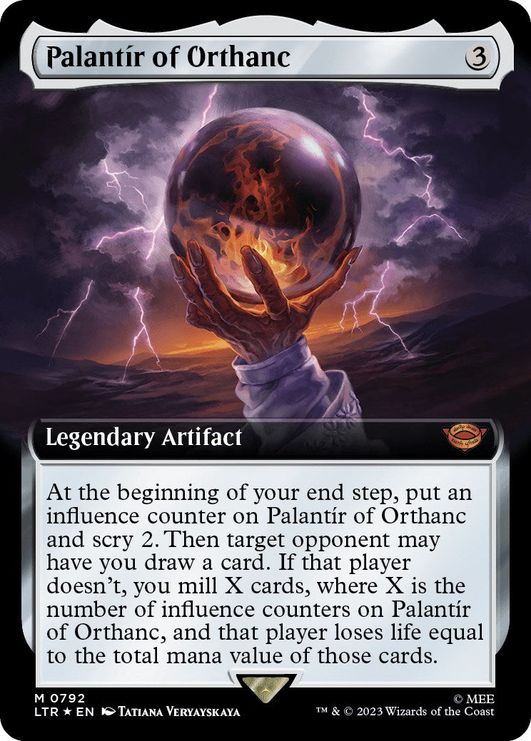 Palantir of Orthanc (Extended Art) (Surge Foil) [LTR - 792]