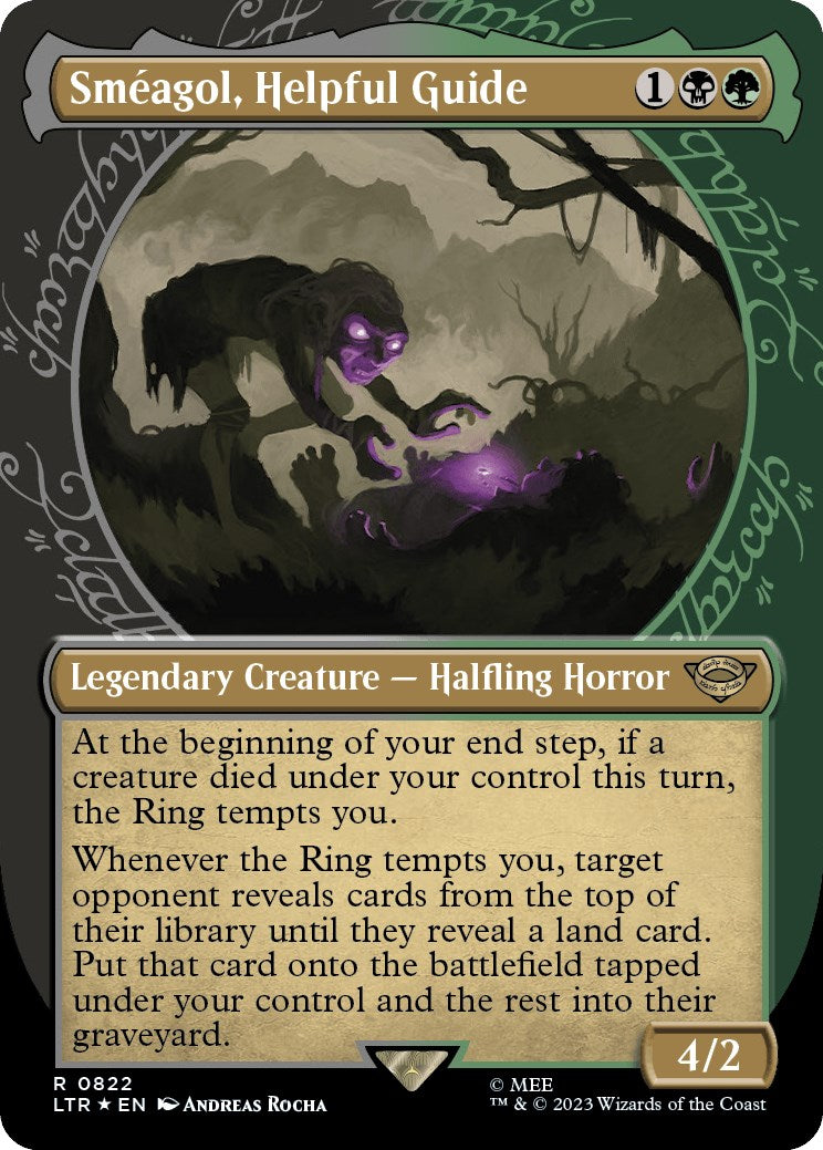 Smeagol, Helpful Guide (Showcase) (Surge Foil) [LTR - 822]
