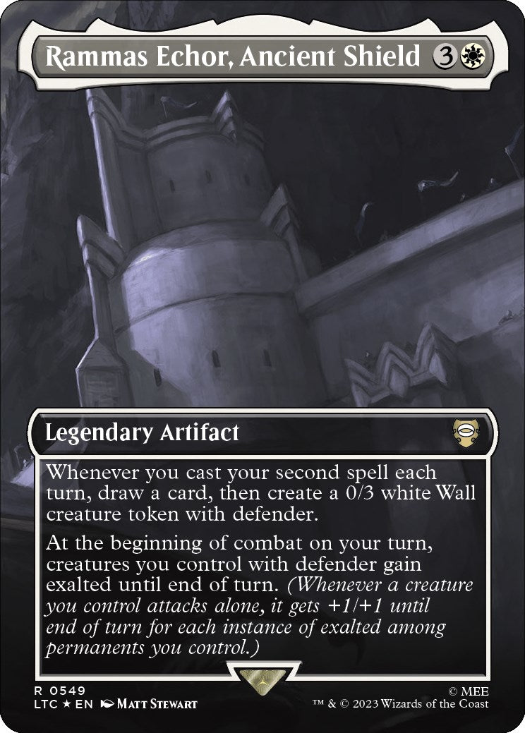 Rammas Echor, Ancient Shield (Borderless) (Surge Foil) [LTC - 549]