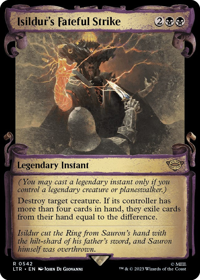 Isildur's Fateful Strike (Showcase Scrolls) [LTR - 542]