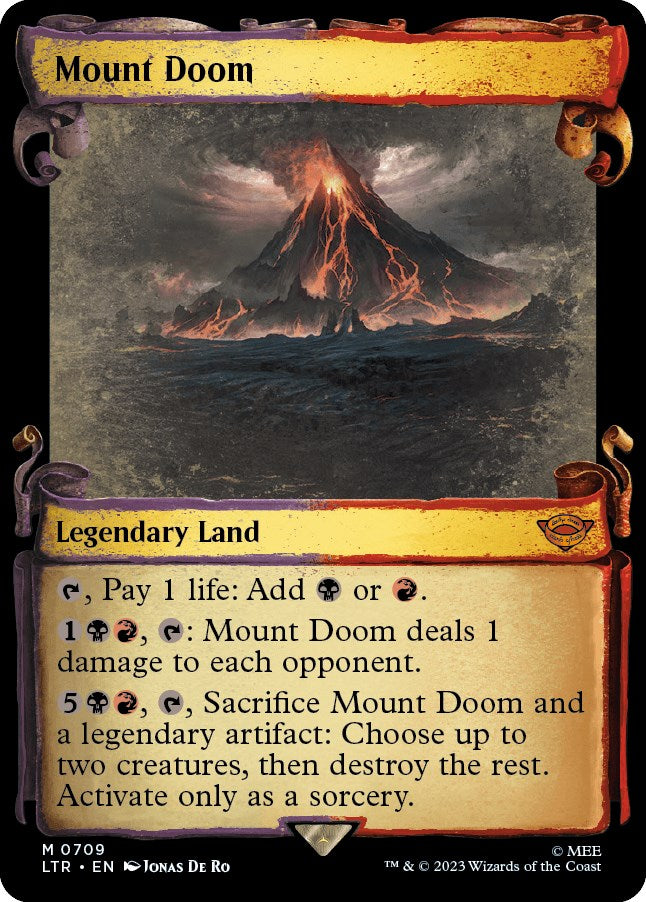Mount Doom (Showcase Scrolls) [LTR - 709]