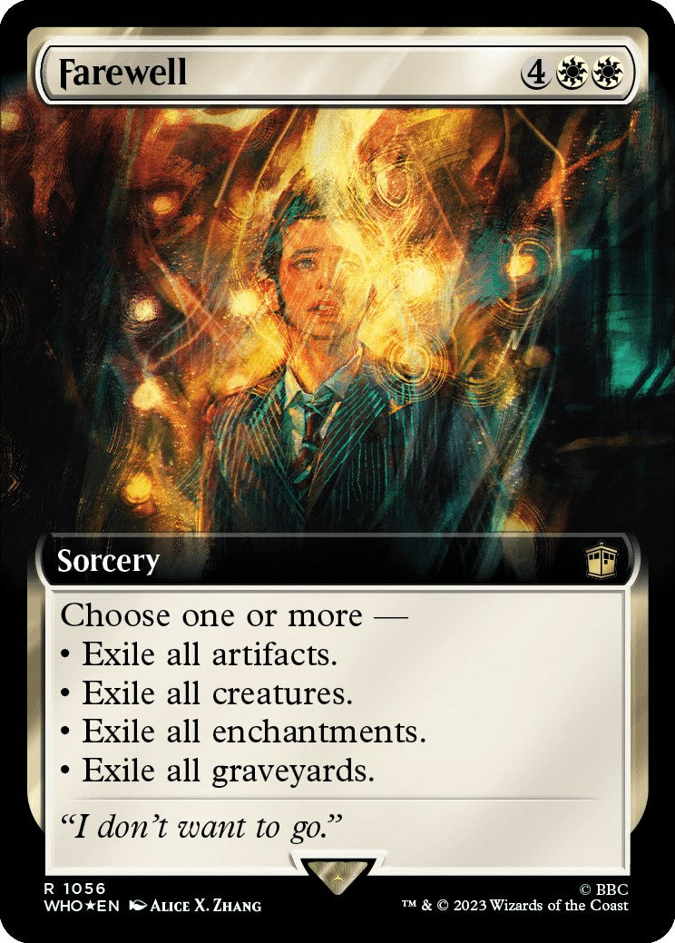 Farewell (Extended Art) (Surge Foil) [WHO - 1056]