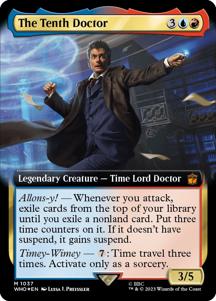 The Tenth Doctor (Extended Art) (Surge Foil) [WHO - 1037]