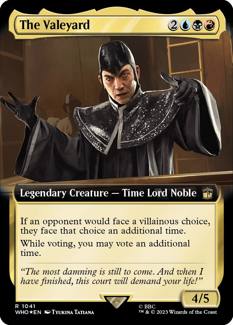 The Valeyard (Extended Art) (Surge Foil) [WHO - 1041]