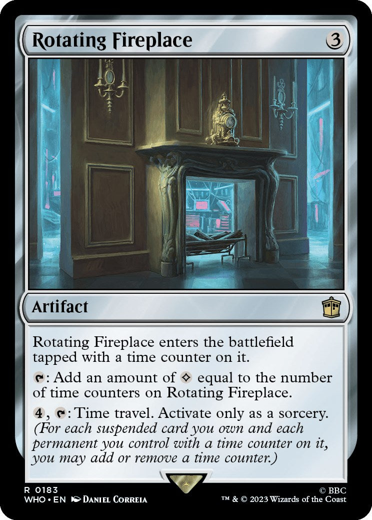 Rotating Fireplace [WHO - 183]