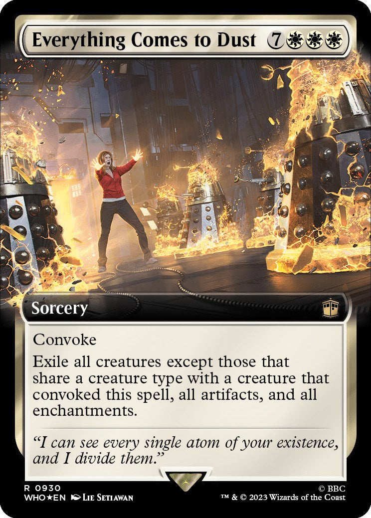 Everything Comes to Dust (Extended Art) (Surge Foil) [WHO - 930]