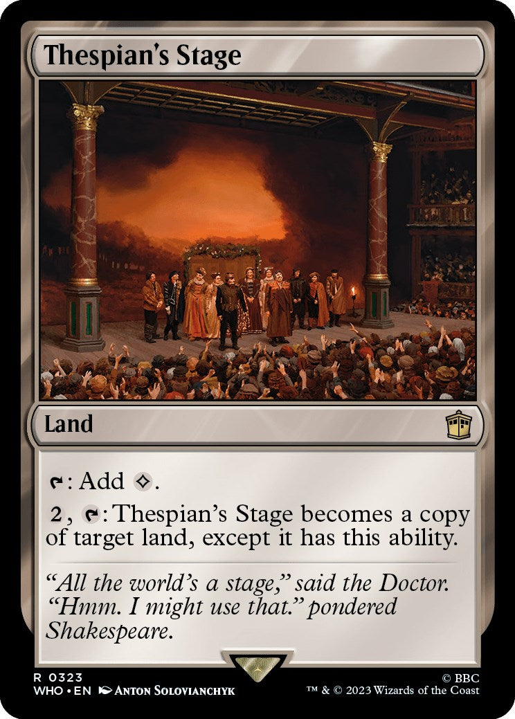 Thespian's Stage [WHO - 323]