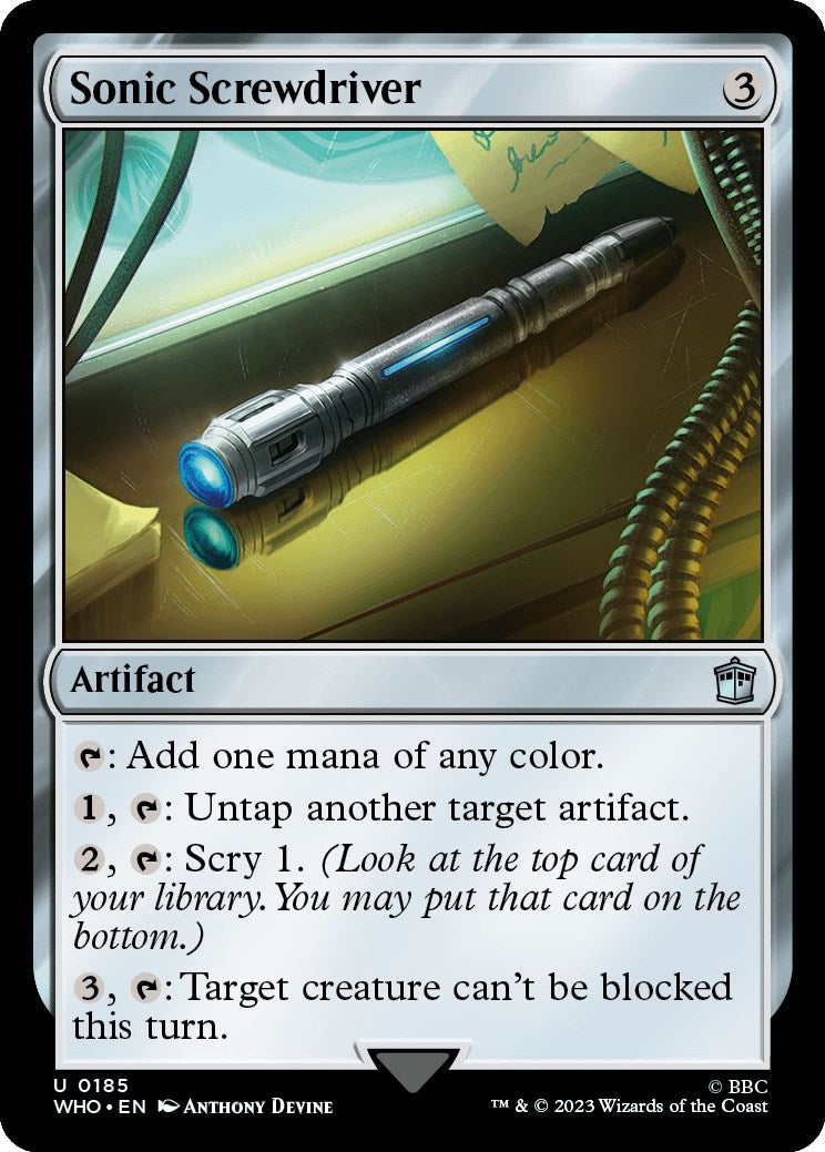 Sonic Screwdriver (0185) [WHO - 185]