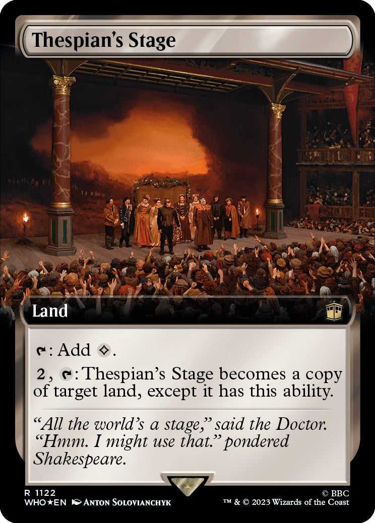 Thespian's Stage (Extended Art) (Surge Foil) [WHO - 1122]