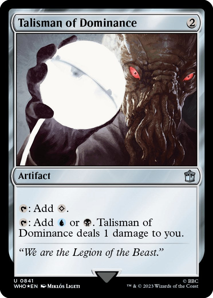 Talisman of Dominance (Surge Foil) [WHO - 841]