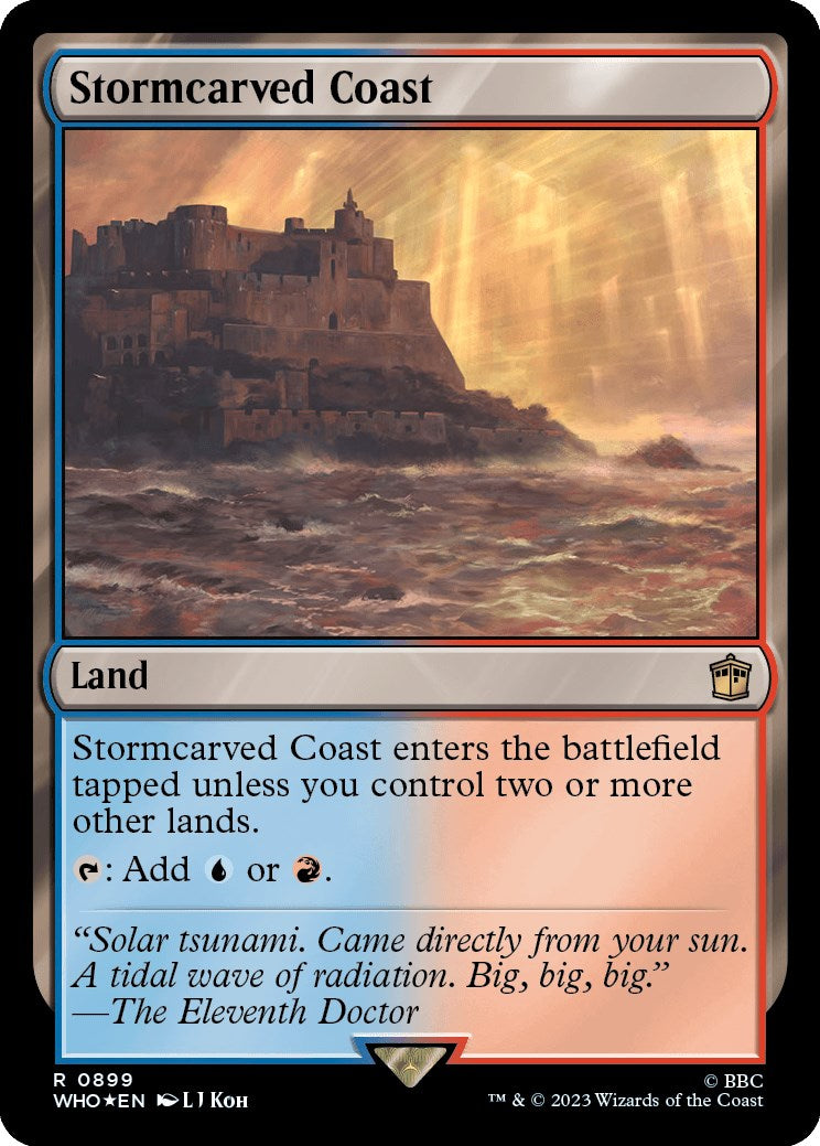 Stormcarved Coast (Surge Foil) [WHO - 899]
