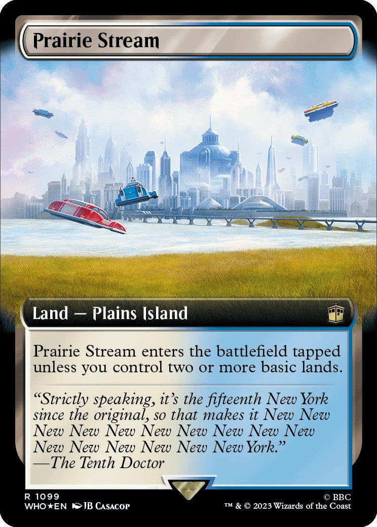 Prairie Stream (Extended Art) (Surge Foil) [WHO - 1099]
