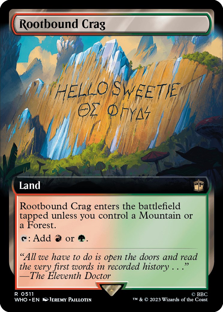 Rootbound Crag (Extended Art) [WHO - 511]