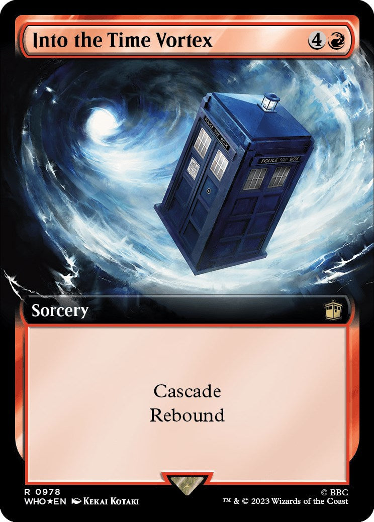 Into the Time Vortex (Extended Art) (Surge Foil) [WHO - 978]