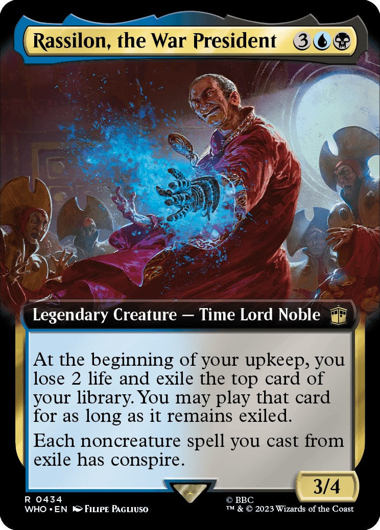 Rassilon, the War President (Extended Art) [WHO - 434]