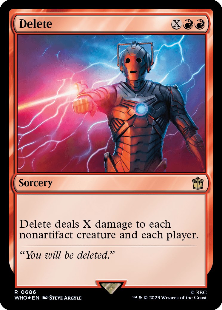 Delete (Surge Foil) [WHO - 686]