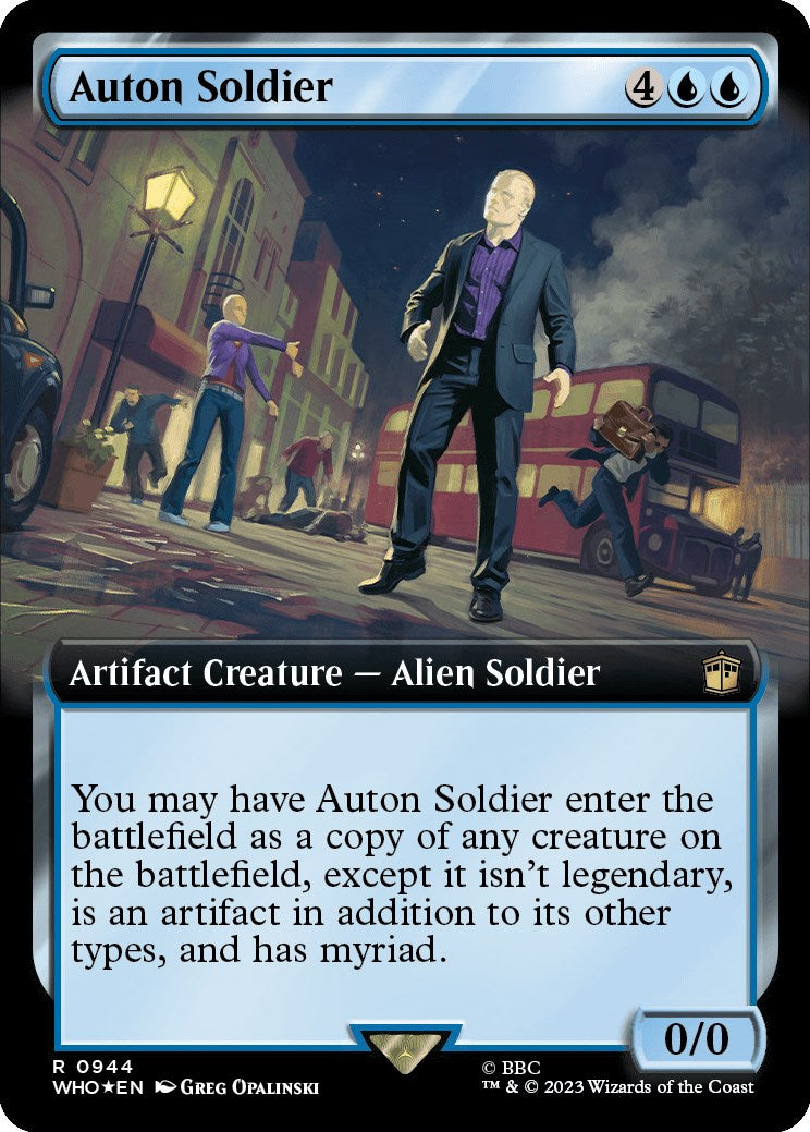 Auton Soldier (Extended Art) (Surge Foil) [WHO - 944]