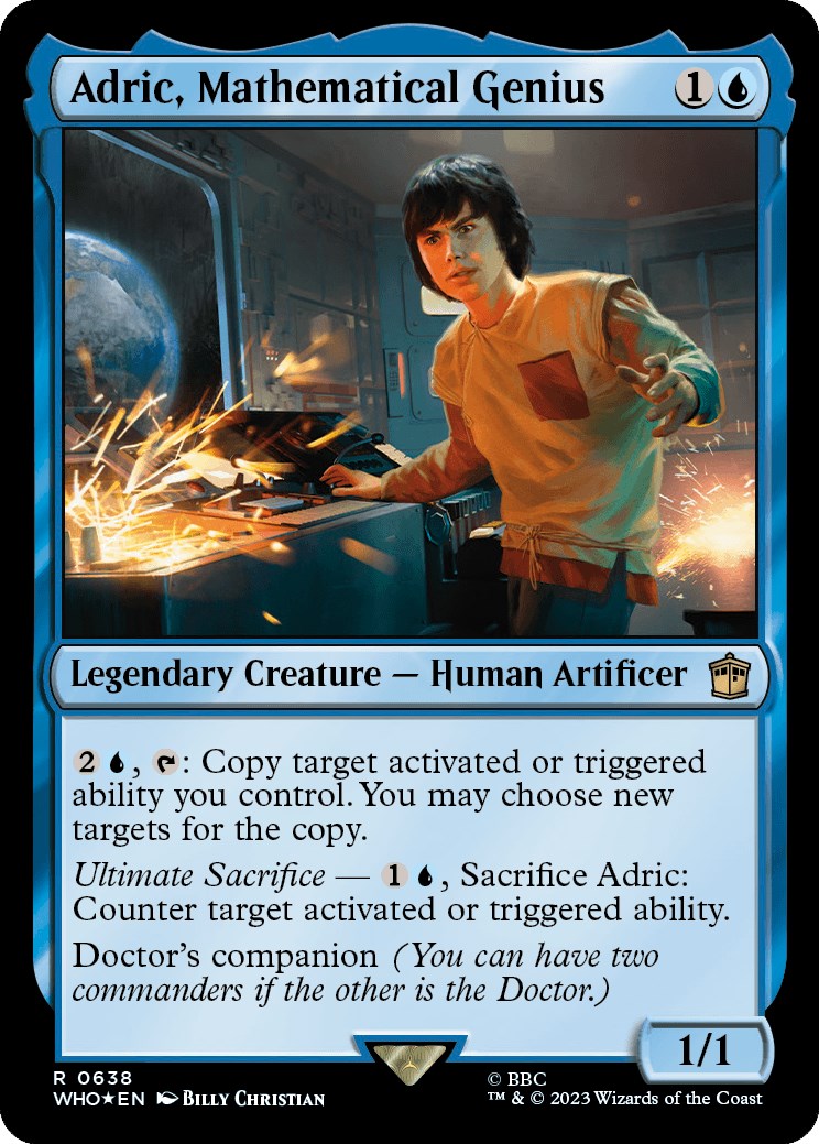 Adric, Mathematical Genius (Surge Foil) [WHO - 638]