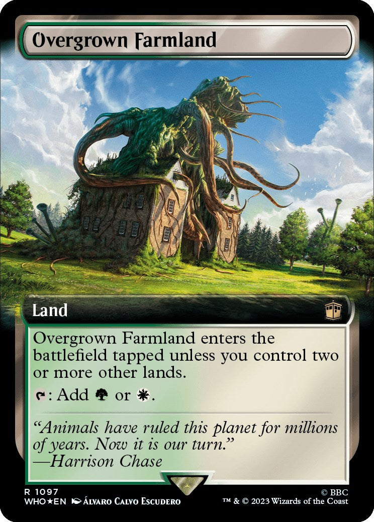 Overgrown Farmland (Extended Art) (Surge Foil) [WHO - 1097]