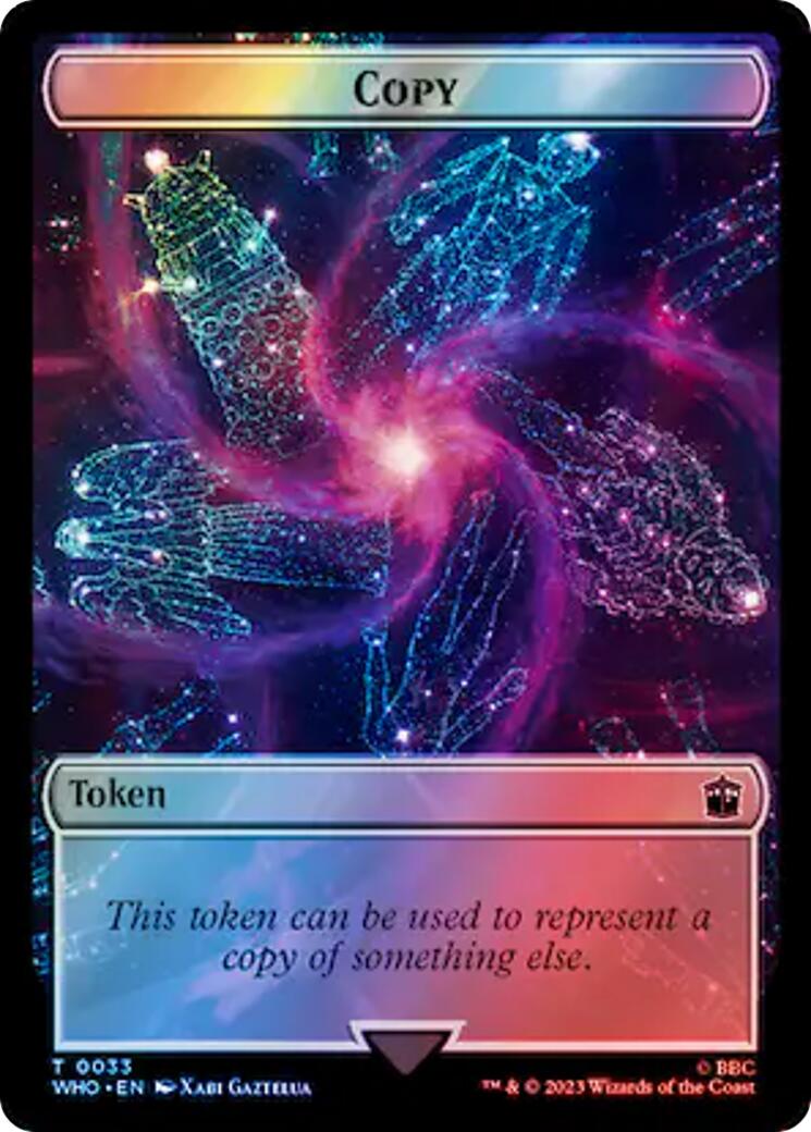 Copy // Treasure (0062) Double-Sided Token (Surge Foil) [WHO - 33 // 62]