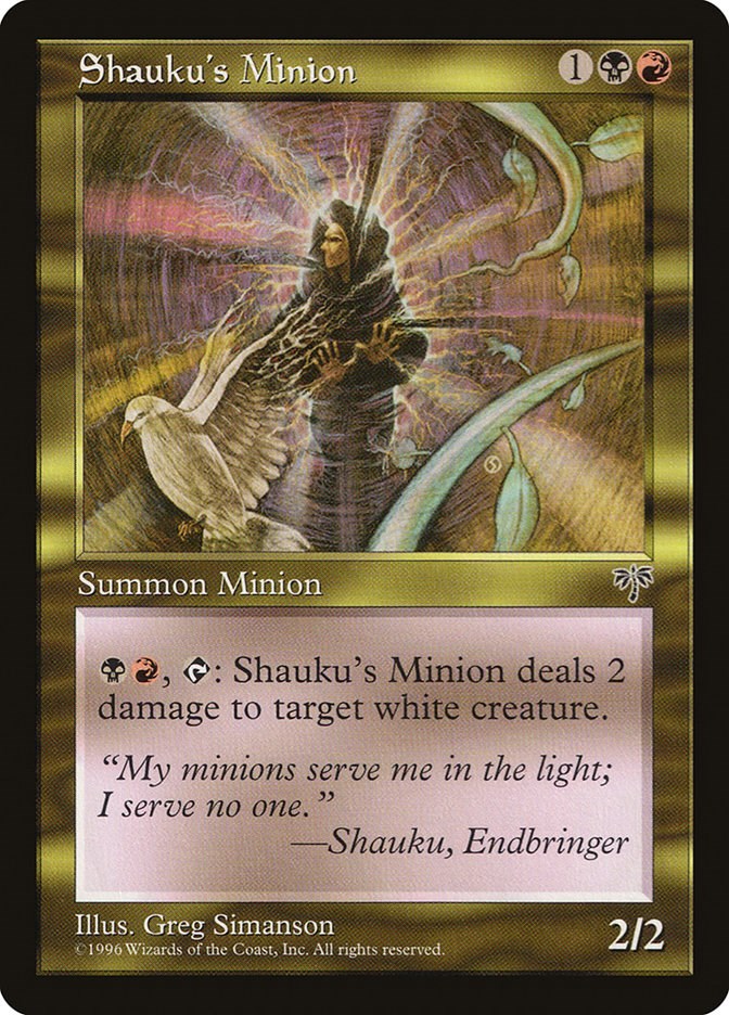 Shauku's Minion [MIR - N/A]