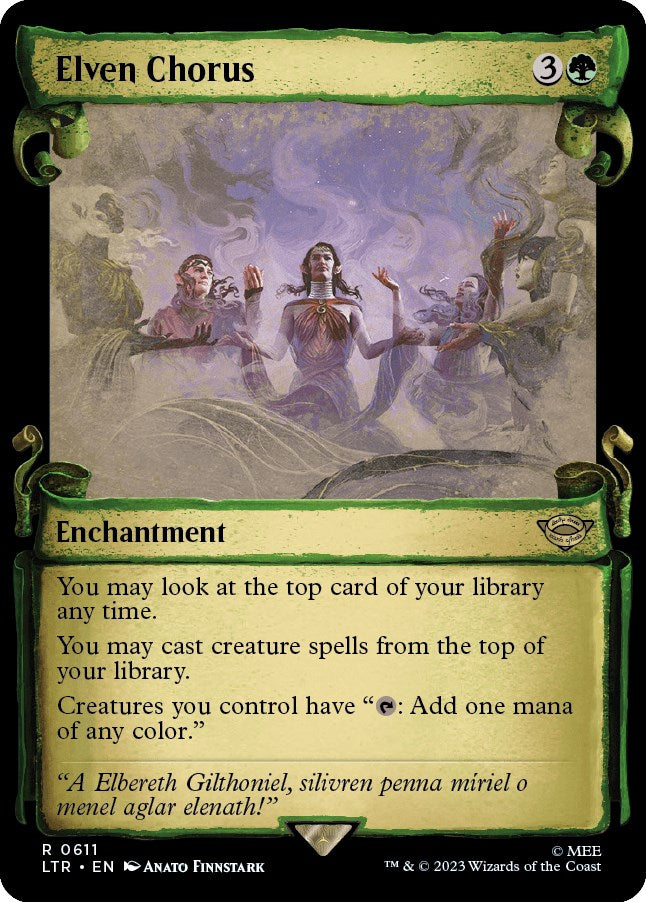 Elven Chorus (Showcase Scrolls) [LTR - 611]