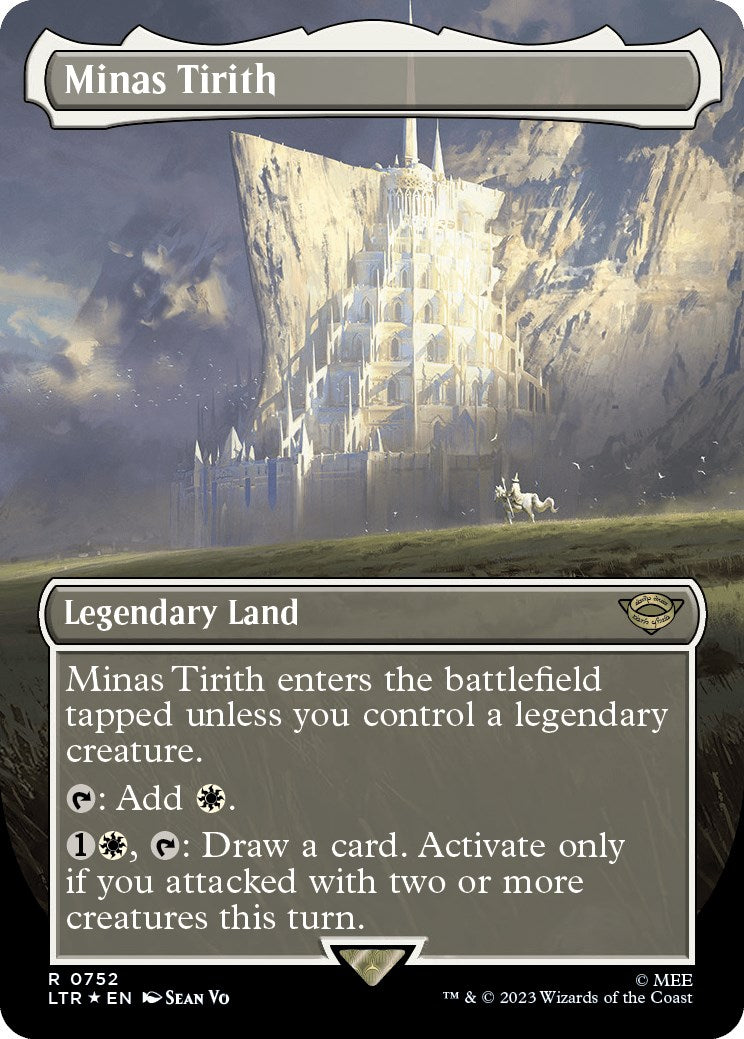Minas Tirith (Borderless) (Surge Foil) [LTR - 752]