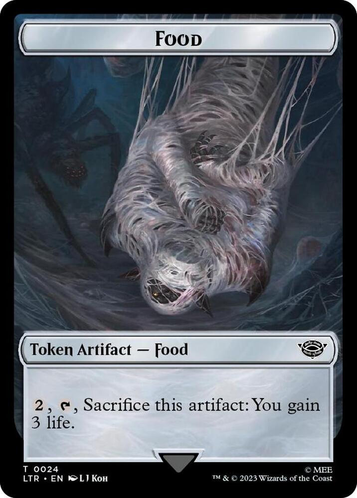 Orc Army (0019) // Food (0024) Double-Sided Token (Surge Foil) (Back)
