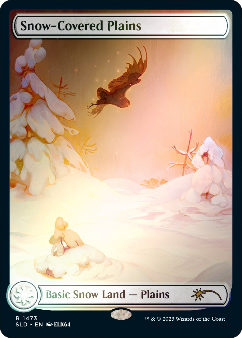 Snow-Covered Plains (1473) (Rainbow Foil) [SLD - 1473]