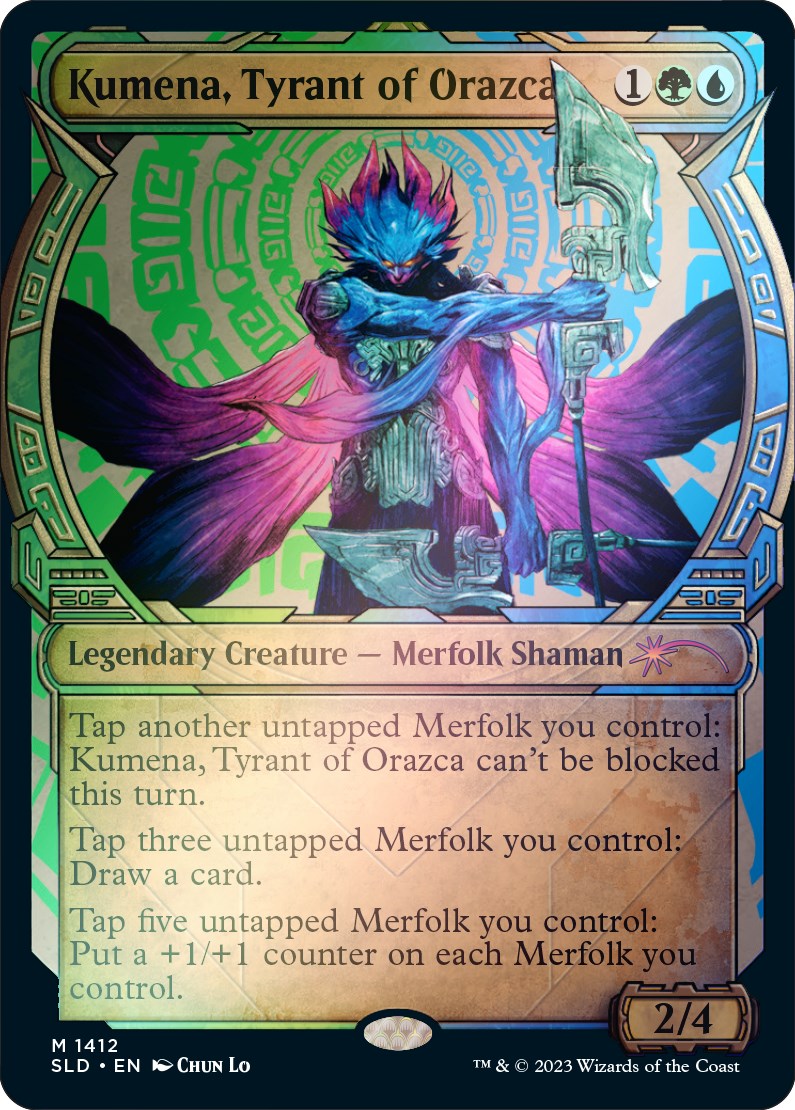 Kumena, Tyrant of Orazca (Rainbow Foil) [SLD - 1412]