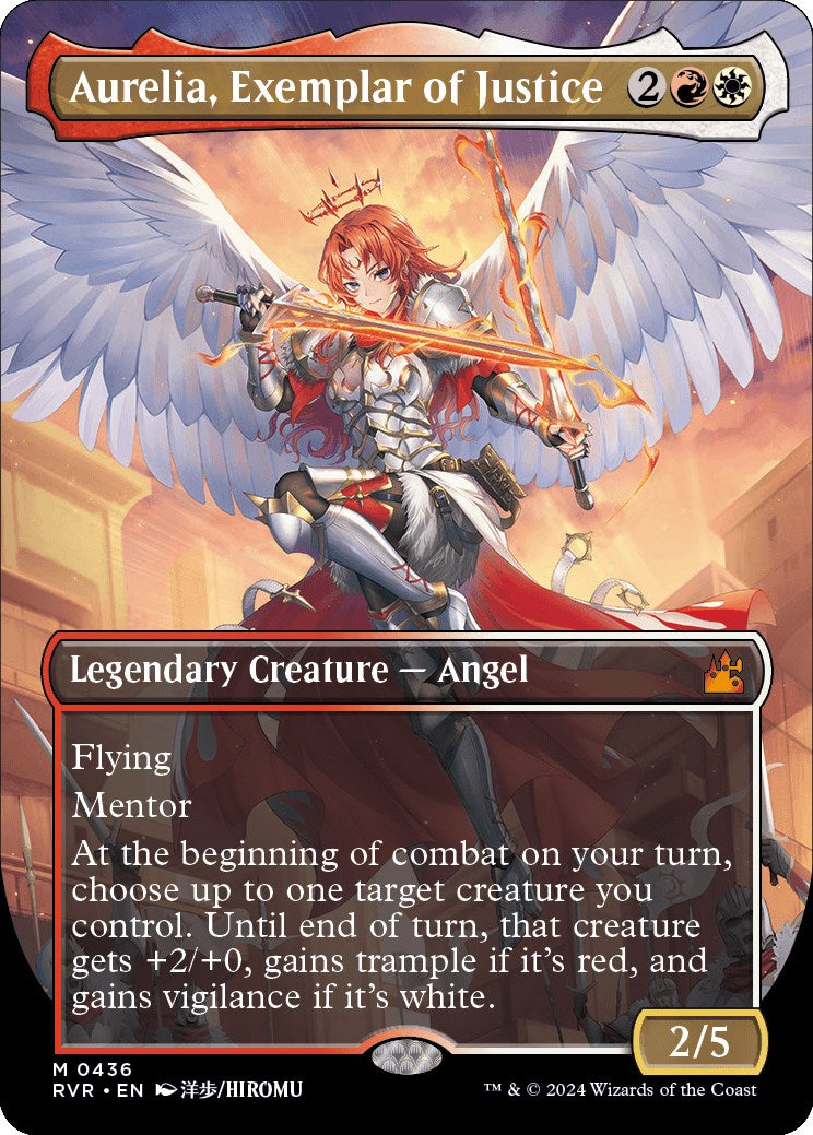 Aurelia, Exemplar of Justice (Anime Borderless) [RVR - 436]