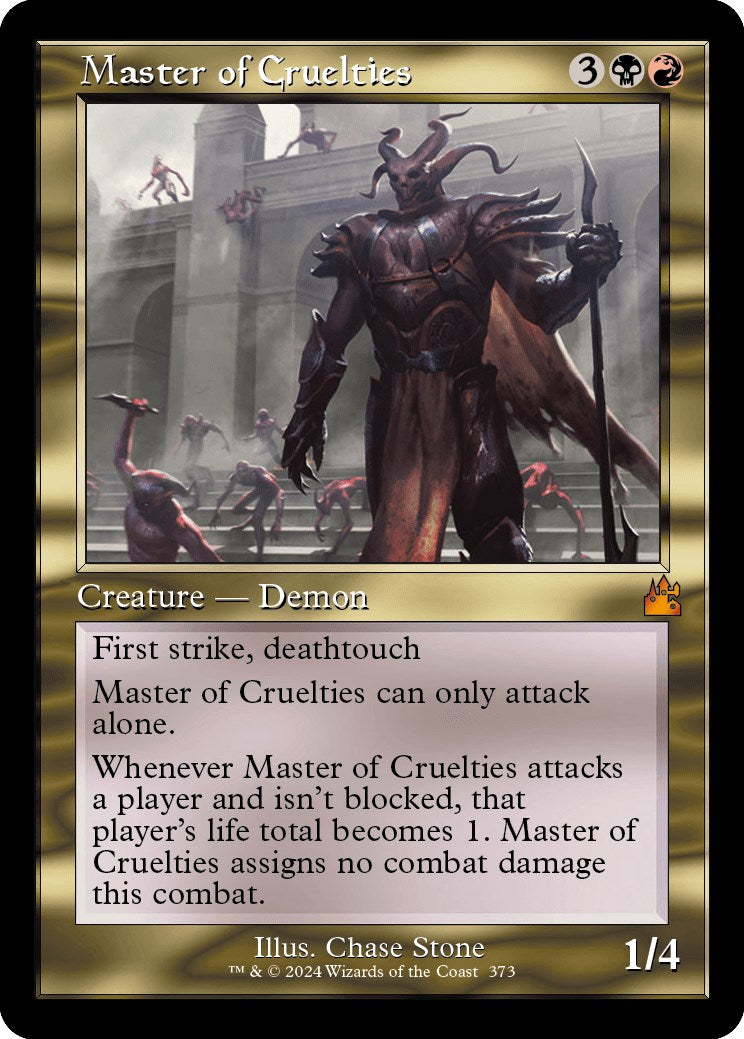 Master of Cruelties (Retro Frame) [RVR - 373]