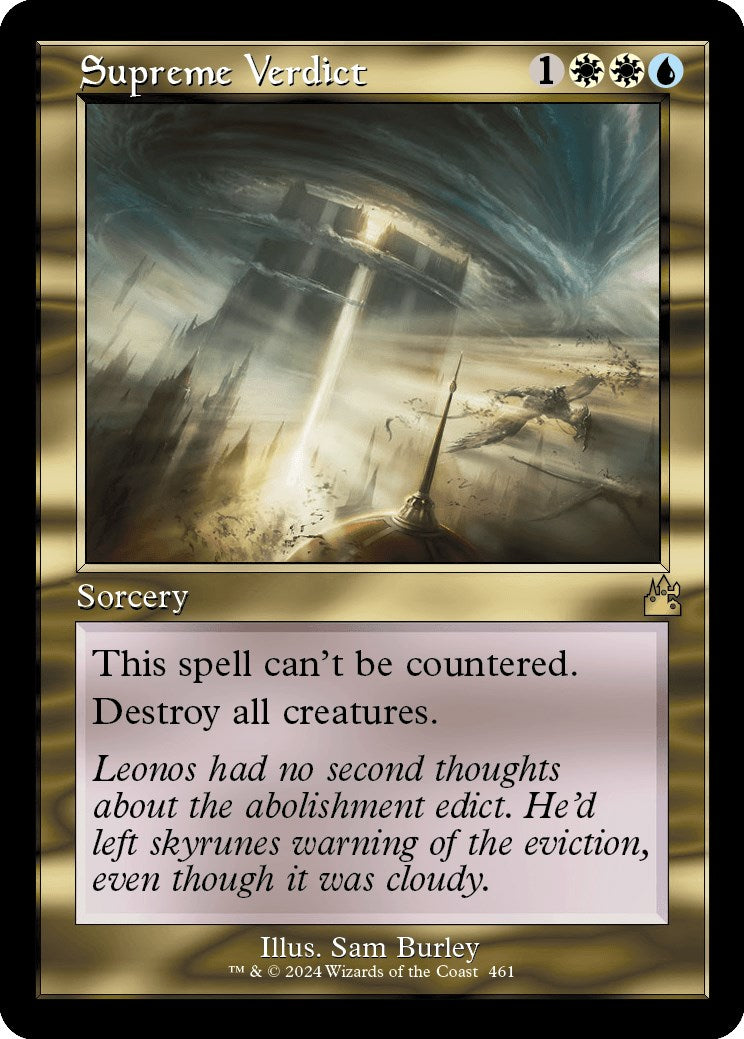 Supreme Verdict (Retro Frame) [RVR - 461]