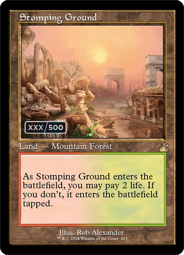 Stomping Ground (Retro Frame) (Serial Numbered) [RVR - 413]