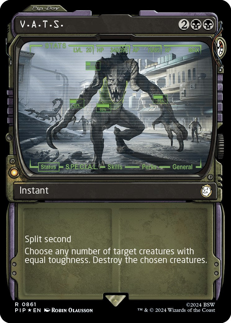 V.A.T.S. (Showcase) (Surge Foil) [PIP - 861]