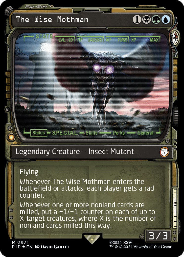 The Wise Mothman (Showcase) (Surge Foil) [PIP - 871]