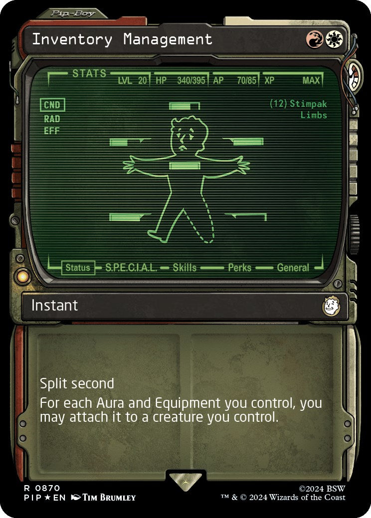 Inventory Management (Showcase) (Surge Foil) [PIP - 870]