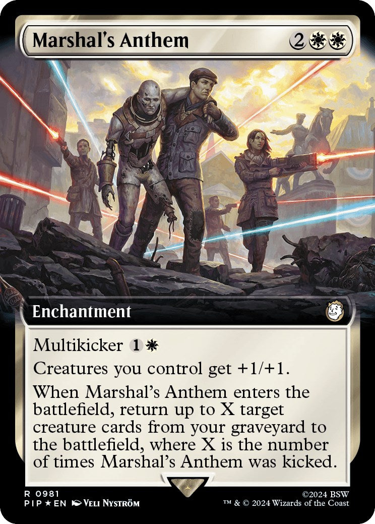 Marshal's Anthem (Extended Art) (Surge Foil) [PIP - 981]