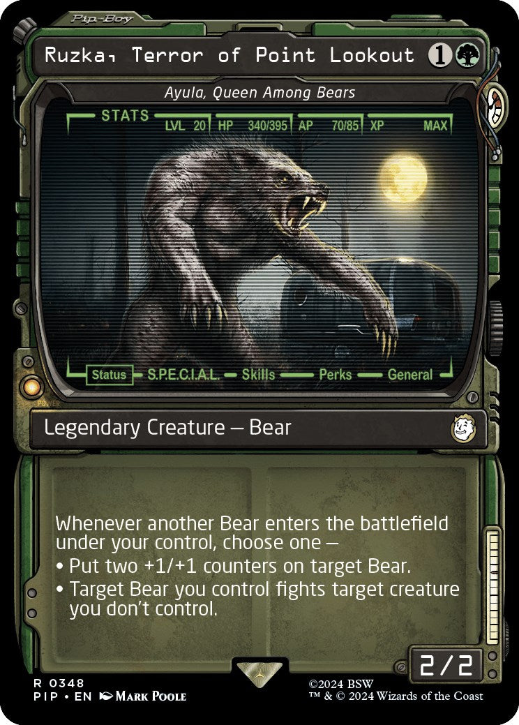 Ruzka, Terror of Point Lookout - Ayula, Queen Among Bears (Showcase) [PIP - 348]