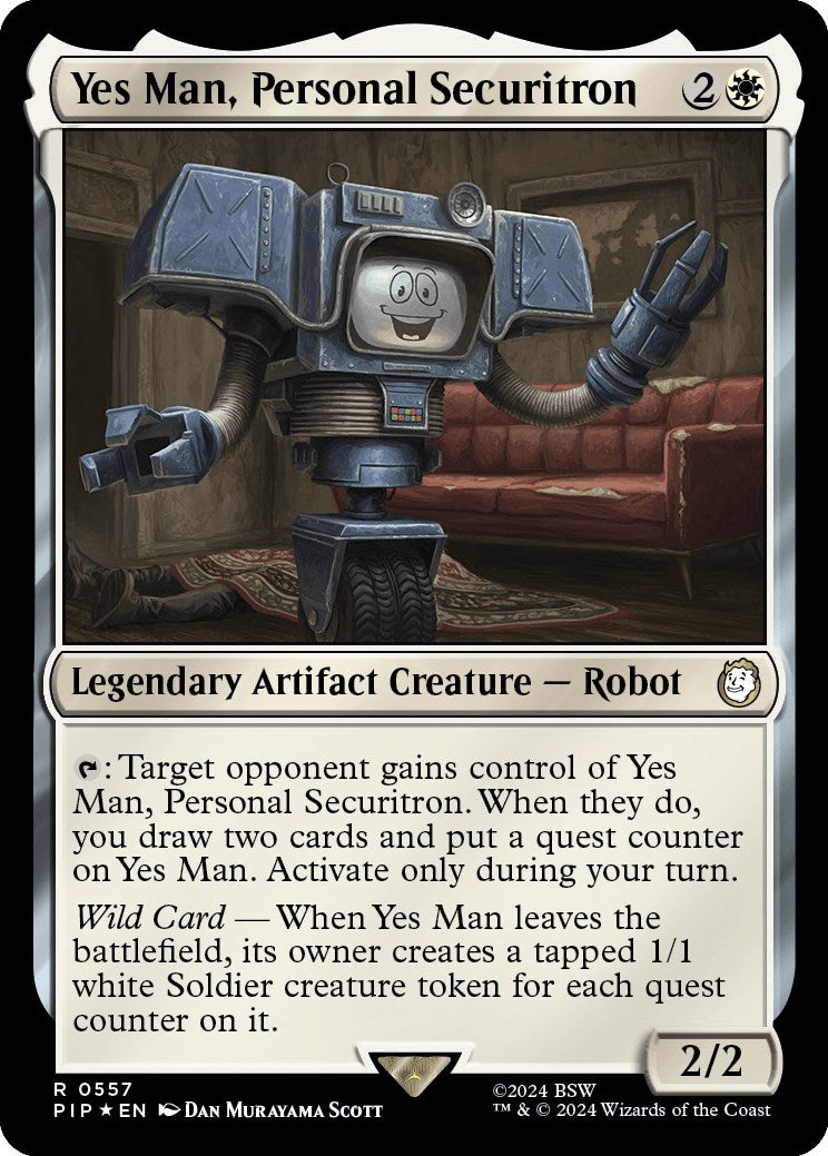 Yes Man, Personal Securitron (Surge Foil) [PIP - 557]