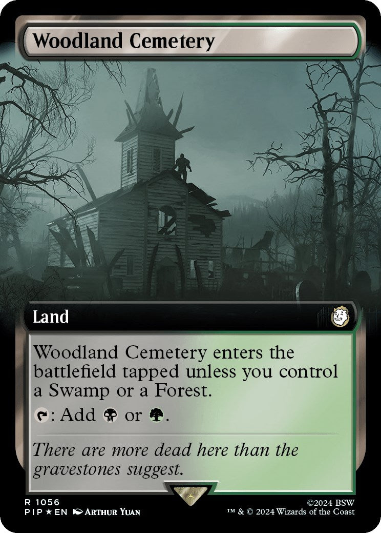 Woodland Cemetery (Extended Art) (Surge Foil) [PIP - 1056]