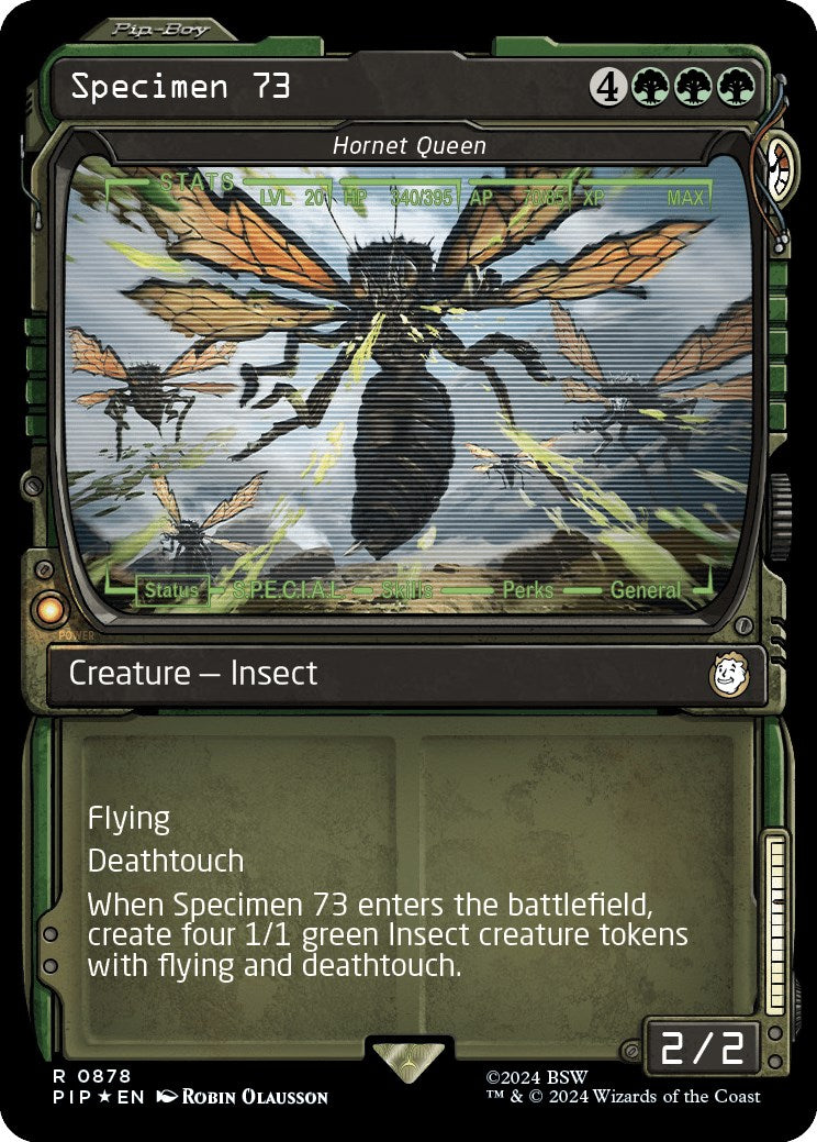 Specimen 73 - Hornet Queen (Showcase) (Surge Foil)